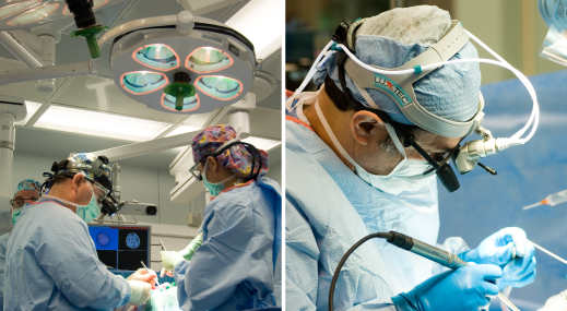 Dr. Monacci and Dr. Gastaldo in Surgery